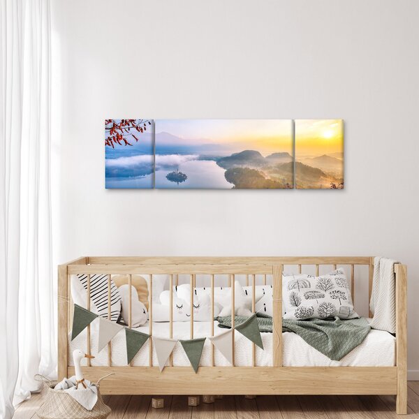 Obraz - Jezioro Bled (170x50 cm)