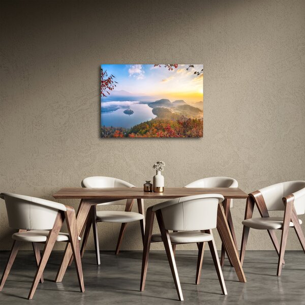 Obraz - Jezioro Bled (70x50 cm)