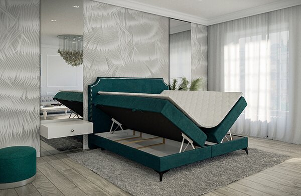 Kontynentalne łóżko boxspring 160x200 B4-L74