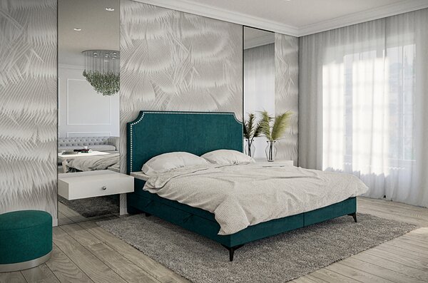 Kontynentalne łóżko boxspring 160x200 B4-L74