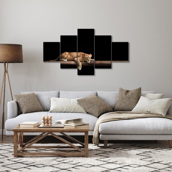 Obraz - Lwica (125x70 cm)