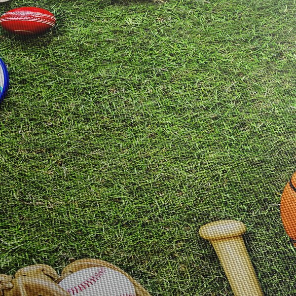 Obraz - Sport (z zegarem) (90x30 cm)