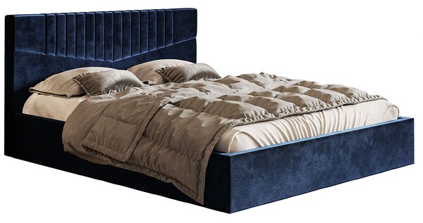 Tapicerowane łóżko 120x200 Landes 4X - 48 kolorów