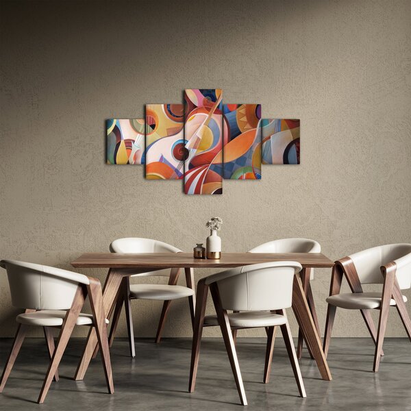 Obraz - Muzyczny abstrakt (125x70 cm)