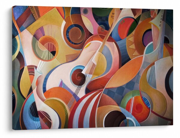 Obraz - Muzyczny abstrakt (70x50 cm)