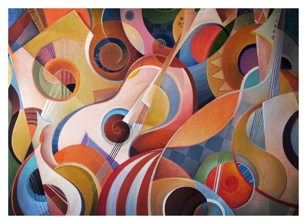 Obraz - Muzyczny abstrakt (70x50 cm)