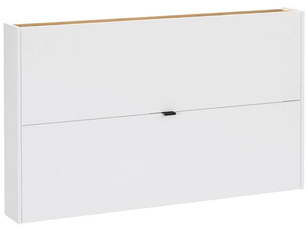 Wisząca szafka na buty biały/ dąb navarra 140 cm