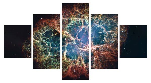 Obraz - Mgławica Krab (125x70 cm)