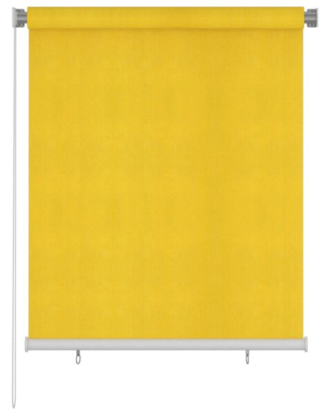 Roleta zewnętrzna, 120x140 cm, żółta, HDPE