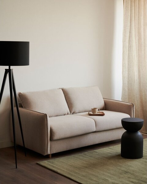 Beżowa rozkładana sofa 185 cm Carlota – Kave Home