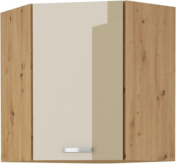 Szafka kuchenna wisząca górna narożna ARTISAN HG 58x58 GN-72 1F Cappucino/Dąb Artisan