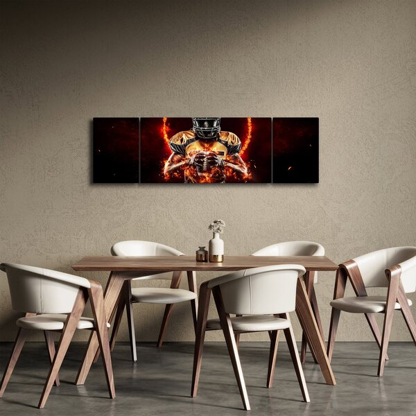 Obraz - Zawodnik futbolu amerykańskiego (170x50 cm)