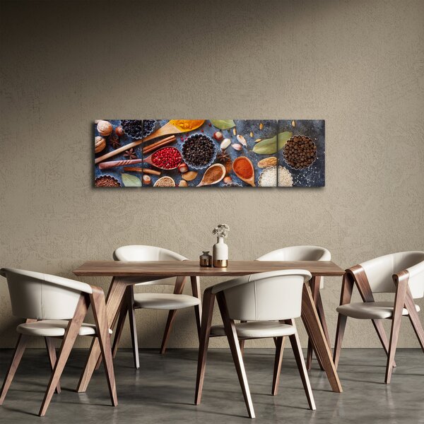Obraz - Przyprawy (170x50 cm)