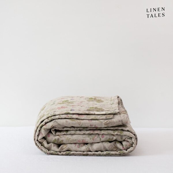 Lniana pikowana narzuta 200x220 cm Botany 2 & Melange – Linen Tales