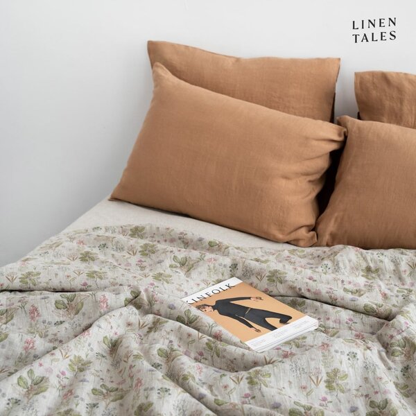Lniana pikowana narzuta 200x220 cm Botany 2 & Melange – Linen Tales