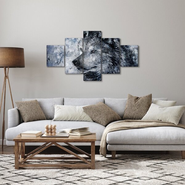 Obraz - Wilk z kreskówki (125x70 cm)