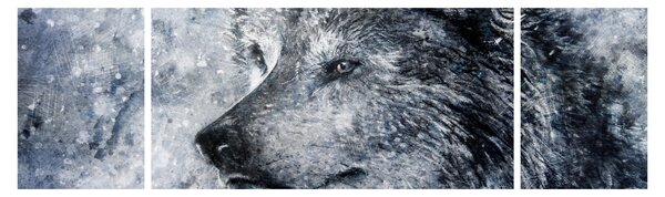 Obraz - Wilk z kreskówki (170x50 cm)