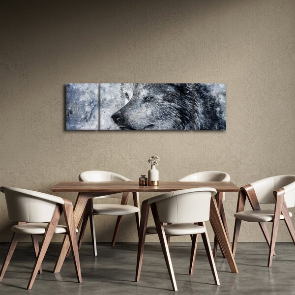 Obraz - Wilk z kreskówki (170x50 cm)