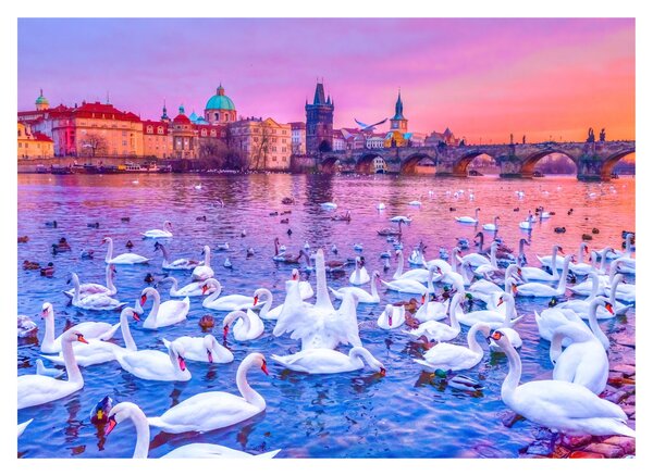 Obraz na szkle - Praga (70x50 cm)