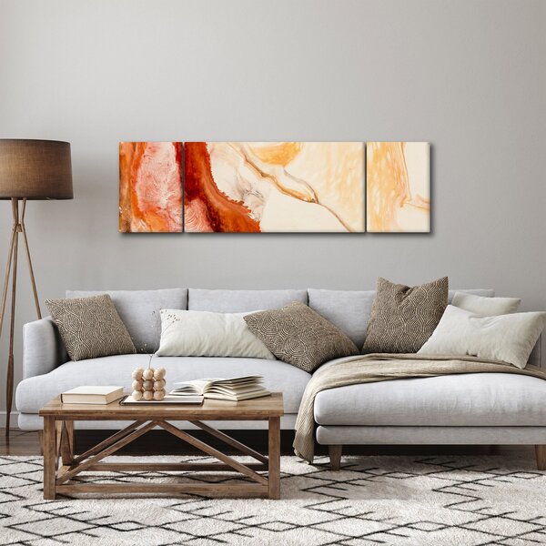 Obraz - Malarstwo abstrakcyjne (170x50 cm)