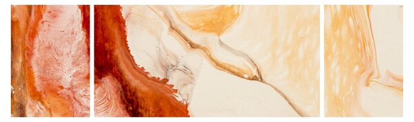 Obraz - Malarstwo abstrakcyjne (170x50 cm)