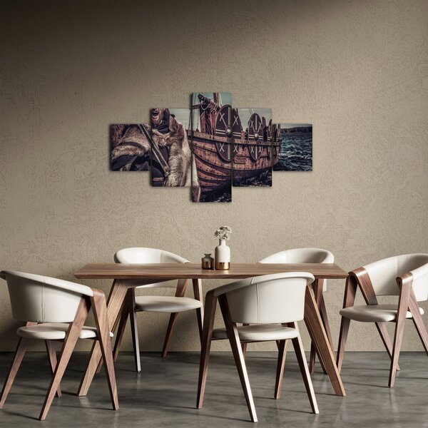 Obraz - Wojownik wikingów (125x70 cm)
