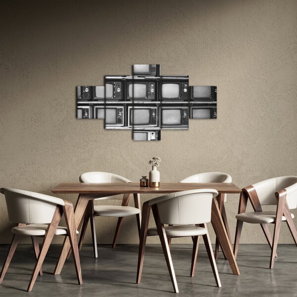 Obraz - Retro TV (125x70 cm)