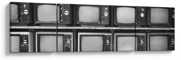 Obraz - Retro TV (170x50 cm)