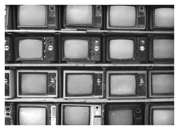 Obraz - Retro TV (70x50 cm)