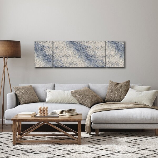 Obraz - Wzór fali (170x50 cm)