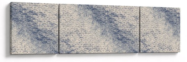 Obraz - Wzór fali (170x50 cm)