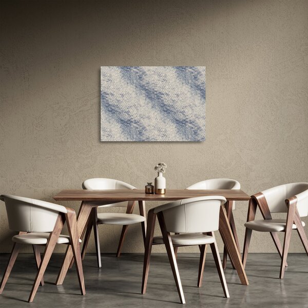 Obraz na szkle - Wzór fali (70x50 cm)