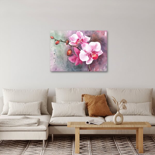 Obraz - Orchidee, akwarela (70x50 cm)