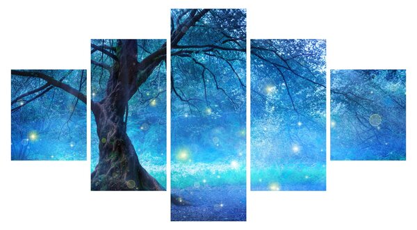Obraz - Mistyczny las (125x70 cm)