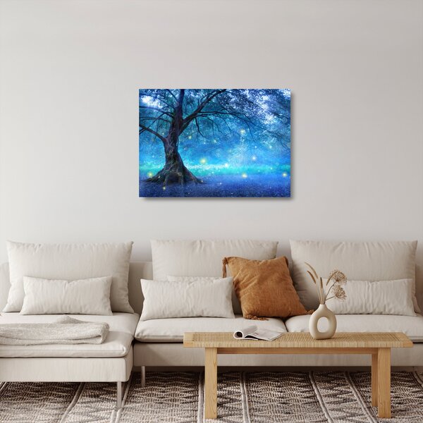 Obraz na szkle - Mistyczny las (70x50 cm)