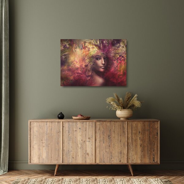 Obraz na szkle - Fantastyczna kobieta (70x50 cm)