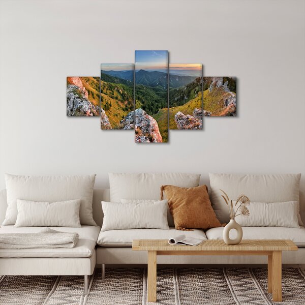 Obraz - Krajobraz górski (125x70 cm)