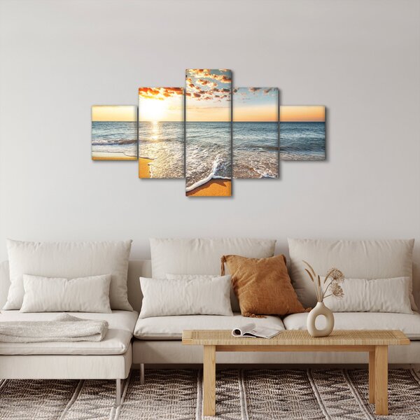 Obraz - Wschód słońca (125x70 cm)