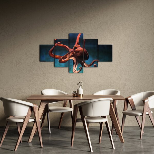 Obraz - Ośmiornica (125x70 cm)