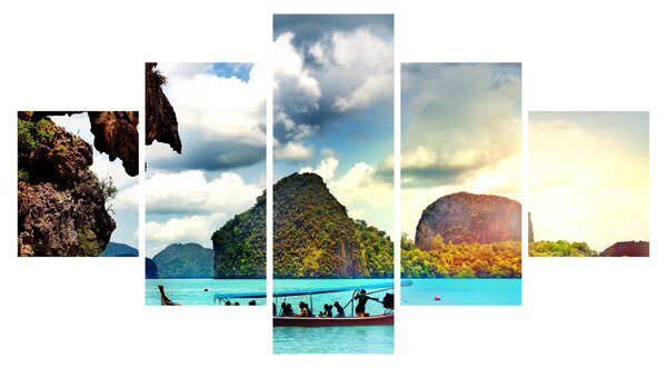Obraz - Zatoka Phang Nga (125x70 cm)