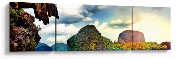 Obraz - Zatoka Phang Nga (170x50 cm)