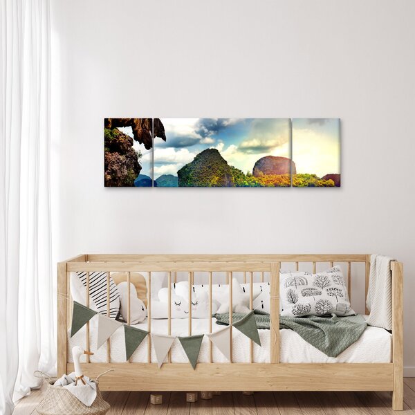 Obraz - Zatoka Phang Nga (170x50 cm)