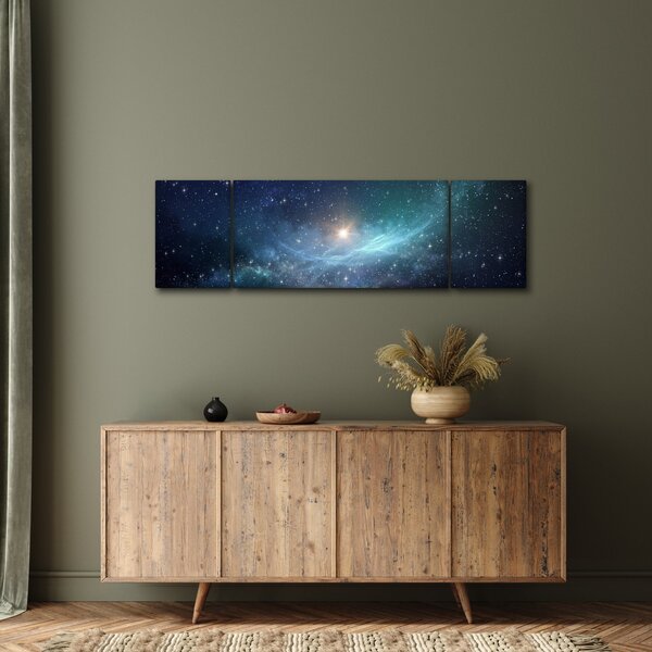 Obraz - Gwiazdy i mgławice (170x50 cm)