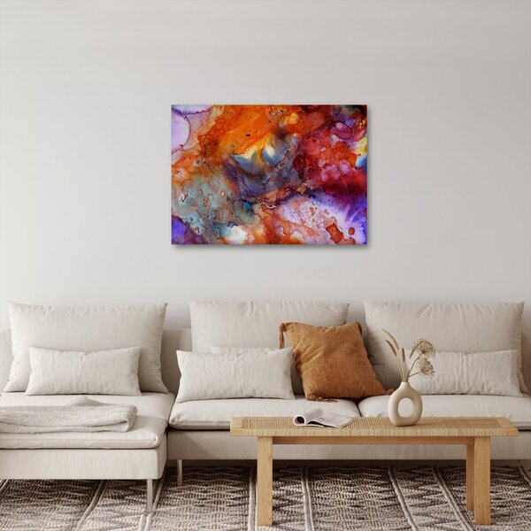 Obraz - Abstrakcyjna sztuka tuszu (70x50 cm)
