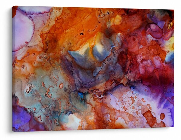 Obraz - Abstrakcyjna sztuka tuszu (70x50 cm)