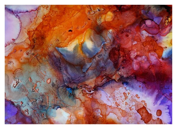 Obraz - Abstrakcyjna sztuka tuszu (70x50 cm)