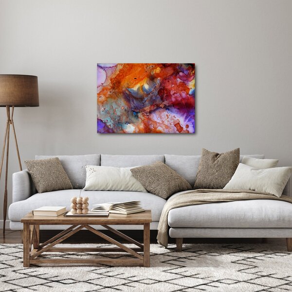 Obraz - Abstrakcyjna sztuka tuszu (70x50 cm)
