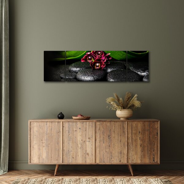 Obraz - Kamienie lawy (170x50 cm)