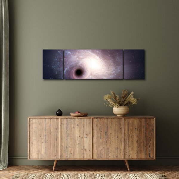 Obraz - Galaktyki spiralne (170x50 cm)