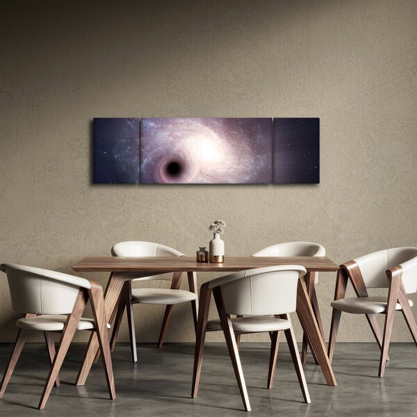Obraz - Galaktyki spiralne (170x50 cm)